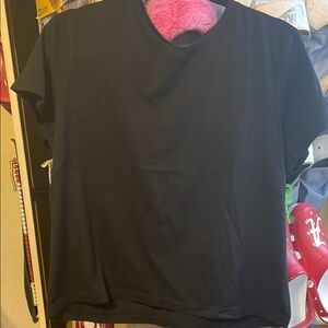 PINK Victoria's Secret Black Crop Top